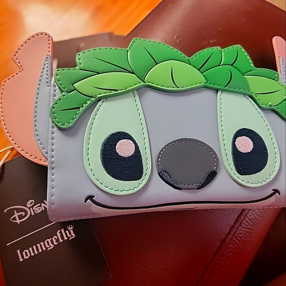 Loungefly Disney Lilo & Stitch Hula Cosplay Flap Wallet